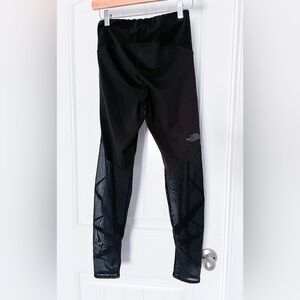 The North Face Black Leggings with Mesh Panels